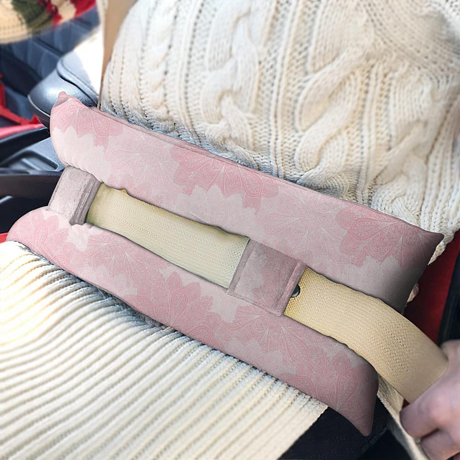 Chest Protection Seat Belt Pillow Post-Mastectomy Comfort Cushion (Bohemian)