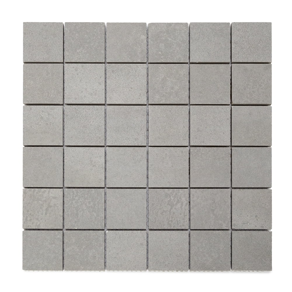 The Tile Life Element Concrete Gray Matte Porcelain Mosaic Floor & Wall Tile, 12 x 12 in, 1-Piece