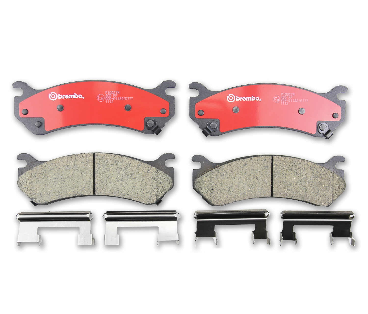 Brembo Premium NAO Ceramic Brake Pad Set For Cadillac Chevrolet GMC