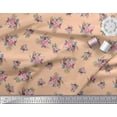 thumbnail image 3 of Soimoi Rayon Fabric Leaves & Floral Print Fabric by Yard 56 Inch Wide, 3 of 3