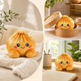 thumbnail image 2 of Big Mystery Dumpling Pillows with Steamed,Cute Plush Stuffed Steamed Bun Squishies Dumpling Giant Dumpling Squeeze Stress Ball for Adults Christmas Party Favors Gifts Home Office Decor-Christmas-16#, 2 of 6