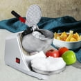 thumbnail image 2 of QueipA Electric Ice Crusher Shaver Snow Cone Machine w/Stainless Steel Blade 143lbs/hr, 2 of 16