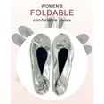 thumbnail image 3 of Women's Ballet Flat Shoes Foldable Portable Travel Roll Up Slippe, 3 of 7