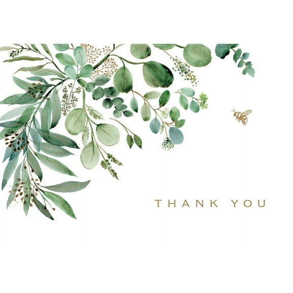 Eucalyptus Thank You Note Cards (Other)
