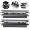 thumbnail image 4 of 2pcs Car Phone Number Plate Rotatable Car Dashboard Parking Plate Accessory, 4 of 8