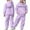 Purple, variant on CHENge Girls Leggings Set - 2 Piece Pullover Girls Hoodies Sweatshirt and Athletic Leggings Outfit (Sizes 7-12)