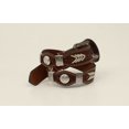 thumbnail image 2 of Nocona N4437208-22 Kids Rawhide Laced Bar & Circle Concho Belt, Tan - Size 22, 2 of 2