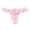 Pink, variant on Women's Panties Lace Thong Massage Pearl Transparent Briefs for Women Seamless Comfort with Delicate Details Black XL
