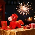 thumbnail image 6 of KOYPTL Chinese Stuffed Horse,Festive Holiday Decorations for Home Office Store Restaurant Tabletop,Red Fire Horse Mascot Zodiac Blessing Souvenir for Car Ornaments Boys girls Adults Hugging Pillow, 6 of 6
