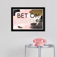 thumbnail image 2 of Wynwood Studio Prints Bet On Yourself Blush Typography and Quotes Empowered Women Quotes and Sayings Wall Art Canvas Print Pink Light Pink 19x13, 2 of 3