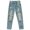 Type A, variant on GYRATEDREAM Kid Boys Ripped Destroyed Straight Leg Jeans Children Fashion Skinny Fit Elastic Waist Distressed Denim Pants Stretch Slim Trousers for 5-13 Years