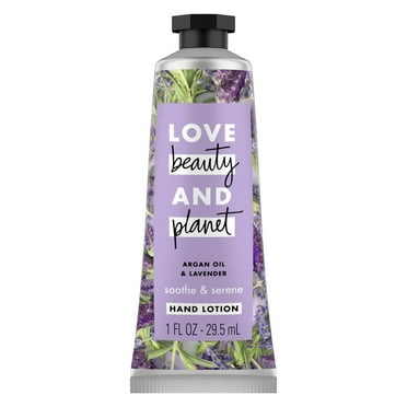 Love Beauty And Planet Argan Oil & Lavender Hand Lotion Soothe & Serene 1 oz