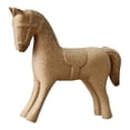 thumbnail image 4 of Figura de caballo sin pintar, adorno de animal de madera, estatua en blanco para manualidades, centro de mesa Estilo A, 4 of 8