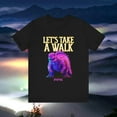 thumbnail image 2 of Let's Take A Walk Pink Godzilla Ai Graphics Unisex Jersey Short Sleeve Tee, 2 of 10
