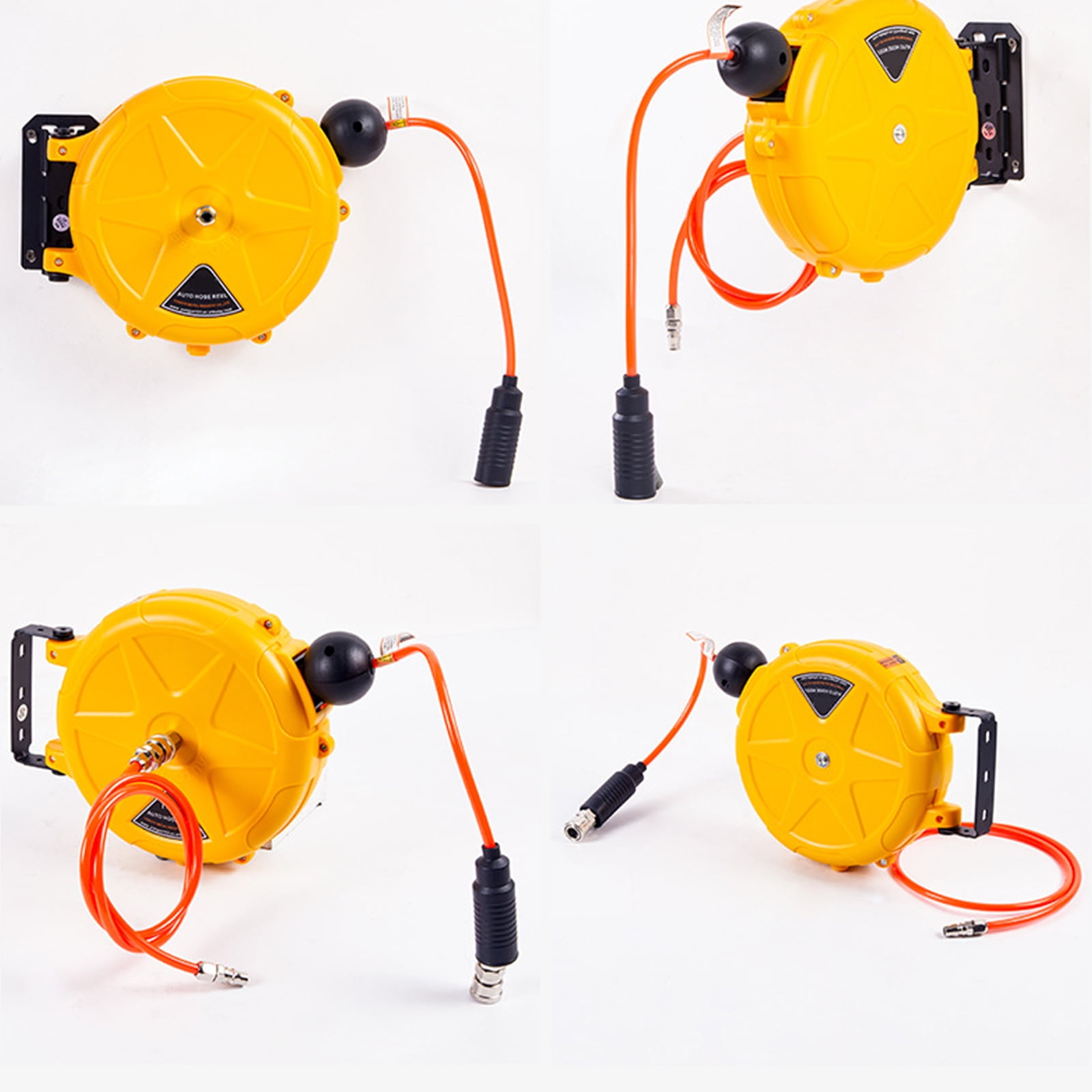 Car Automatic Retractable Hose Reel Heavy Duty 180 Degree Bracket Telescopic Air Drum Reel For Garden Hose Reel