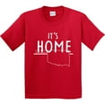 thumbnail image 3 of Inktastic It's Home State of Oklahoma Outline Youth T-Shirt, 3 of 5