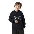 thumbnail image 4 of DxhmoneyHX Kids Fleece Heated Hoodie Boys Girls Letter Printed Heating Hoodies Pullover Unisex USB Electric Heated Sweatshirt Winter Clothes, 4 of 9