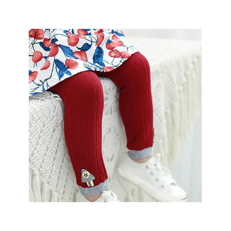 

Maraso Toddler Baby Girls Soft Pants Stretchy Warm Leggings