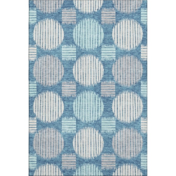 Dalyn Rugs Premium Machine Washable Mayfield AMF900 Teal 9' x 12' Rug