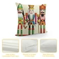 thumbnail image 4 of Nawypu  Christmas Santa Claus Nutcracker Throw Pillow Cover Nutcracker Santa Cushion Decoration Pillowcase Holiday Decoration for Sofa Couch Bed, 4 of 5