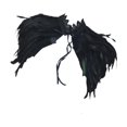 thumbnail image 2 of Capa de chal de plumas jinwen gótica para disfraz de Halloween Negro, 2 of 8