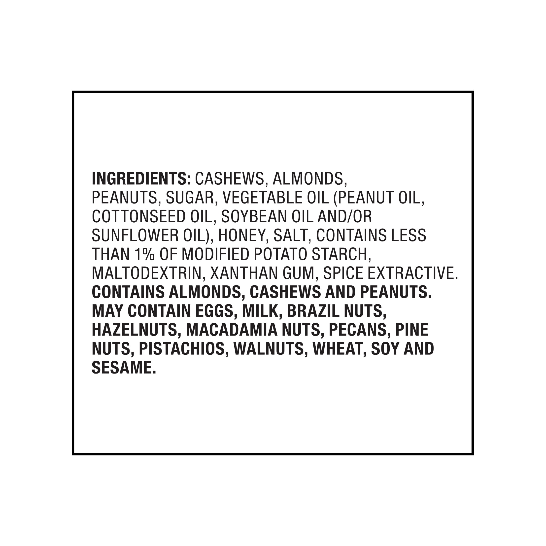 bettergoods Hot Honey Nut Trio, 8.5 oz Tub