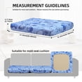 thumbnail image 5 of SUKAIKEQA Outdoor Cushion Covers Set,8PCS Waterproof Patio Furniture Couch Seat Slipcovers, Replacement for Sofa Sectional Chair(Cover，Only), 5 of 6