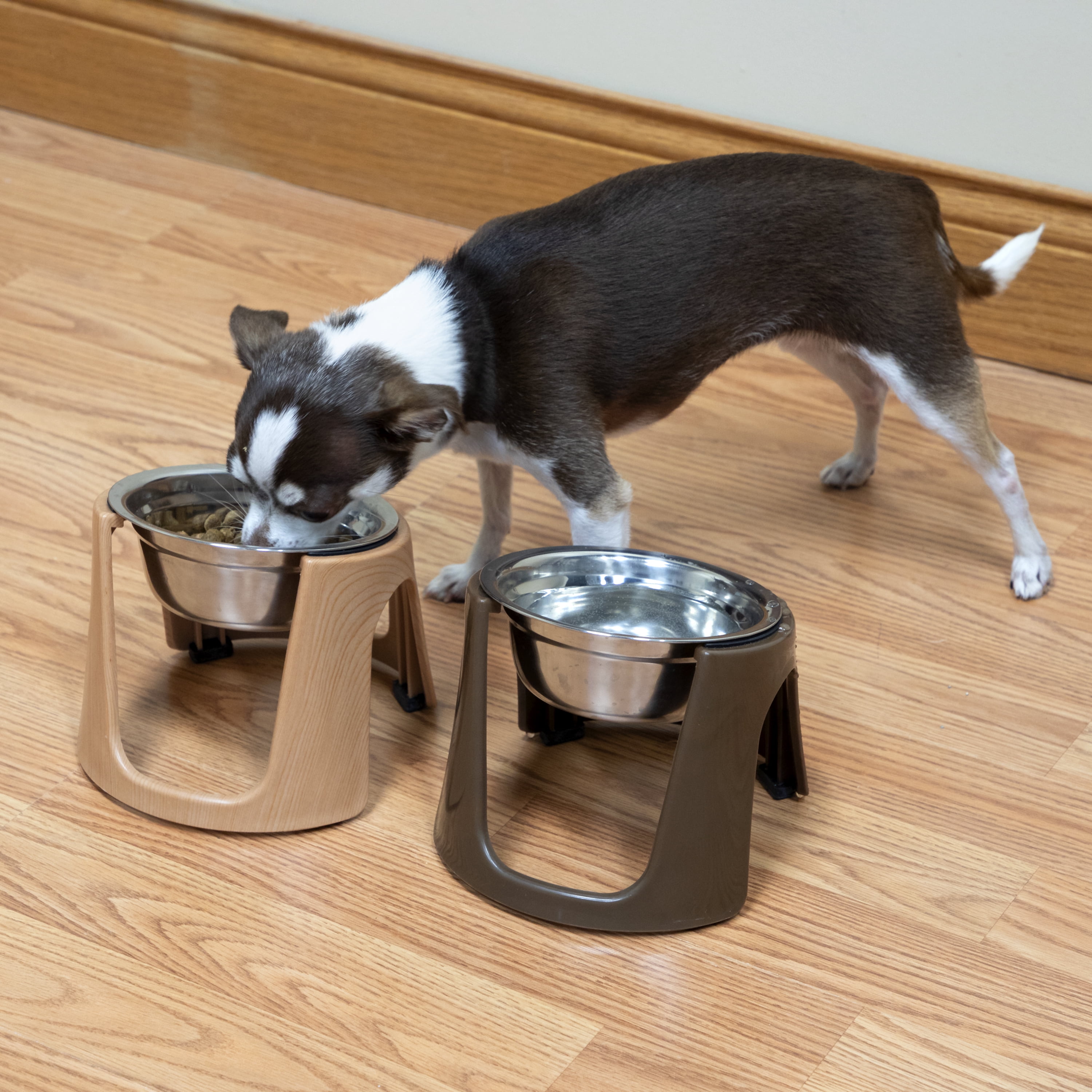 SportPet Designs Stainless Steel Bowls with Stands