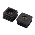 thumbnail image 2 of Unique Bargains Home Plastic Square Adjustable Chair Foot Leveling Tube Insert 25 x 25mm 8pcs, 2 of 2