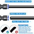 thumbnail image 5 of 10 Pcs Bleu 4mm de Poussée Droite pour Raccorder les Raccords (PU-4), 5 of 5