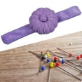 thumbnail image 1 of Pin de muñeca, soporte para cojín, soporte para alfiler de costura, en forma de calabaza, soporte para agujas de coser, alfiletero para uso doméstico, Púrpura Soledad Porta alfiler, 1 of 10