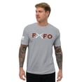 thumbnail image 2 of SMALL TOWN Fitted T-shirt (Heather Grey, L), 2 of 4