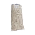 thumbnail image 7 of Cut-End Lie-Flat Wet Mop Head, Cotton, 16oz, White | Bundle of 10 Each, 7 of 7