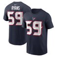 thumbnail image 1 of T-Shirt Homme 59 DeMeco Ryans Navy Houston Texans Joueur Retraité Nom & Numéro, 1 of 2
