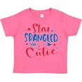 thumbnail image 3 of Inktastic 4th of July Star Spangled Cutie with Blue and Red Stars Boys or Girls Toddler T-Shirt, 3 of 5