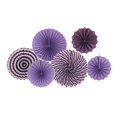 thumbnail image 2 of 6/set Round Hanging Paper Fans Pinwheels Wedding Birthday, 2 of 10