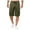 Army Green, variant on Summer Drawstring Classic Cargo Half Short Pants for Men Casual Beach Outdoor Elastic Waist Short Pants Daily Lightweight Shorts