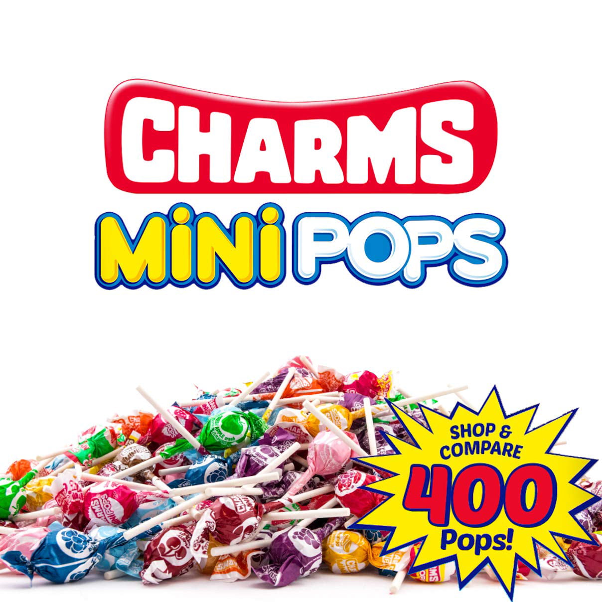 Charms Assorted Mini Pops 30 lb