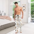 thumbnail image 2 of GZHJMY Men’s Cotton Pajama Pant – Cat Watercolor Print Lounge Pjs Bottom with Pockets Drawstring, Pajama Bottoms for Home and Rest, Large, 2 of 5