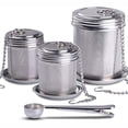 thumbnail image 1 of Colador de taza térmica de acero inoxidable 304, colador de tetera, bola de condimento, cesta para marinar, colador de té, infusor de té, 1 of 5