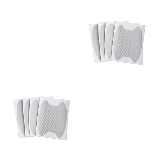 Kenally Película de manija de puerta de coche de fibra de carbono, 4 Uds., a prueba de arañazos, Protector profesional de manija de coche, Type1 NO1