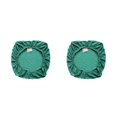 thumbnail image 1 of Funda para cojín de silla Yuarrent Poliéster color sólido Antideslizante Resistente a la suciedad Verde 2Conjunto, 1 of 6