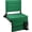 Green, variant on Stadium Seats for Bleachers with Back Support, Portable Bleacher Seats with Thick Padded Cushion and Shoulder Strap, Wide Stadium Seat Chair Includes Hooks, Cup Holder and Side Pocket