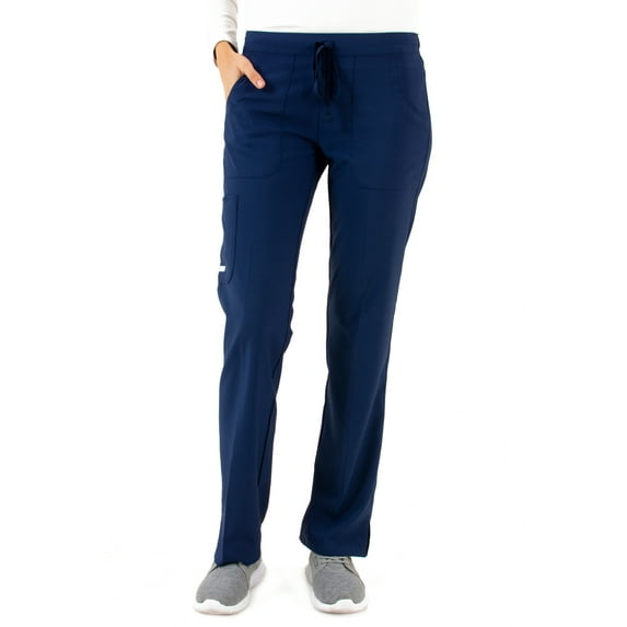 LifeThreads Contego Active Collection Women's Cargo Scrub Pant Navy XLT