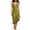 Army Green, variant on YuXingFu Vacation Dresses for Women Maxi V-Neck Plus Size Womens Dress Sleeveless Solid Color Long Casual Summer Yellow S