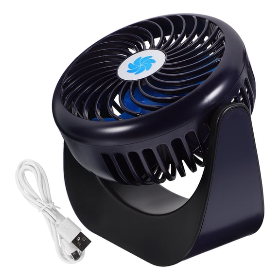 LIFKOME Portable Mini USB Fan Black, Quiet Low Noise Design, Compact Personal Cooling Fan, 1 Set