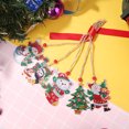 thumbnail image 2 of Colgante de diamantes de Navidad 5D Kit de mosaico de bricolaje Decoraciones de diamantes de imitación de doble cara FLhrweasw Nuevo, 2 of 8