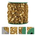 thumbnail image 3 of 1 Roll Pentagram Shaped Bead Chain Ribbon Gift Wrapping Ribbon Party Decor, 3 of 7