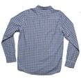 thumbnail image 2 of Whiskey and Oak Mens Plaid Casual Long Sleeve Button Down Shirts 67902-BWB-XXL, 2 of 2