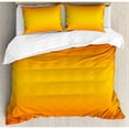 thumbnail image 3 of Ombre Duvet Cover Set, Chocolate and Cream Inspired Digital Colors Ombre Design Modern Abstract Vision, Decorative 3 Piece Bedding Set with 2 Pillow Shams, King Size, Brown and White, by Ambesonne, 3 of 8